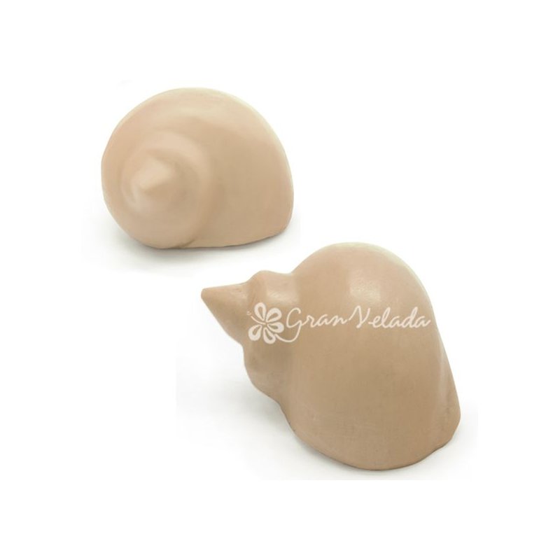 Molde para hacer jabon "Caracol marino pequeño", y hacer velas parafina Gran Velada tienda online materiales para hacer jabon. E