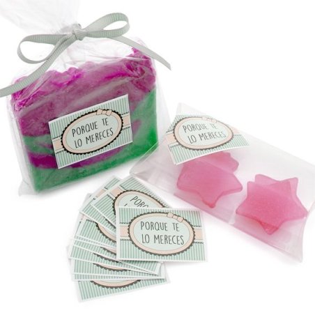 En Gran Velada puedes comprar pegatinas para packaging, como este modelo porque te lo mereces. Amplio catálogo de pegatinas. Env