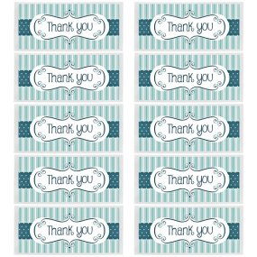 Pegatinas thank you para packaging