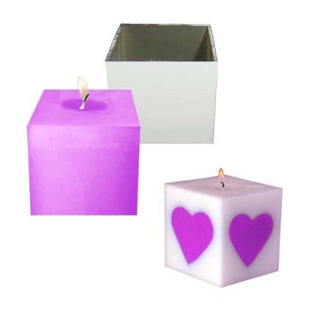 Amplio listado de moldes para hacer velas cuadradas y rectangulares diy. En Granvelada.com disponemos de todos los materiales pa