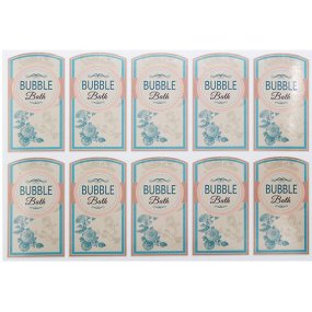 Pegatinas para baños de burbujas