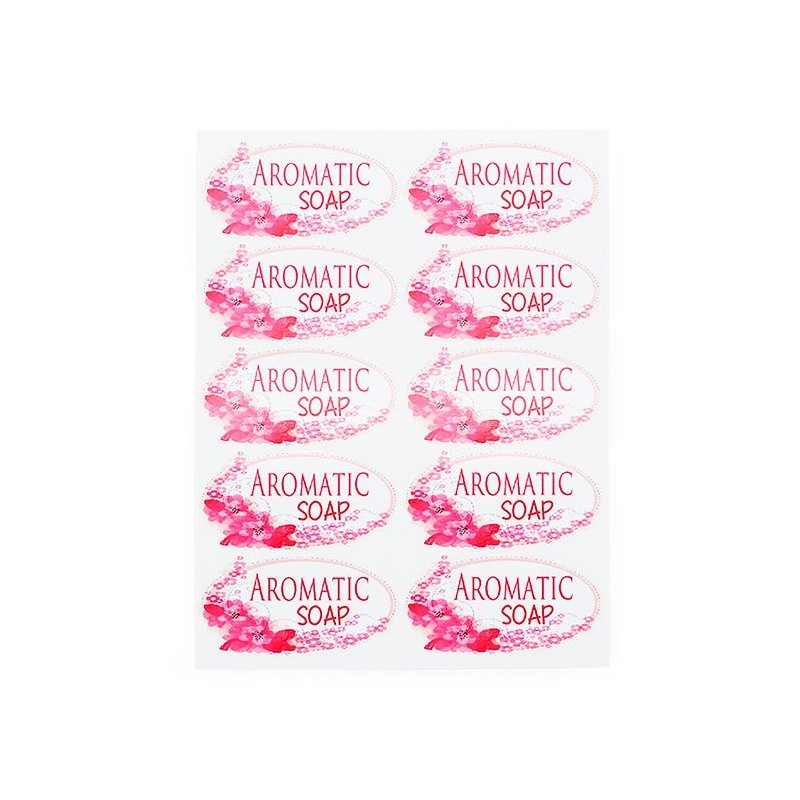Descubre pegatinas decorativas para envolver tus jabones. Escoge modelos únicos como Aromatic Soap y recibe rápido en casa. ¡Haz