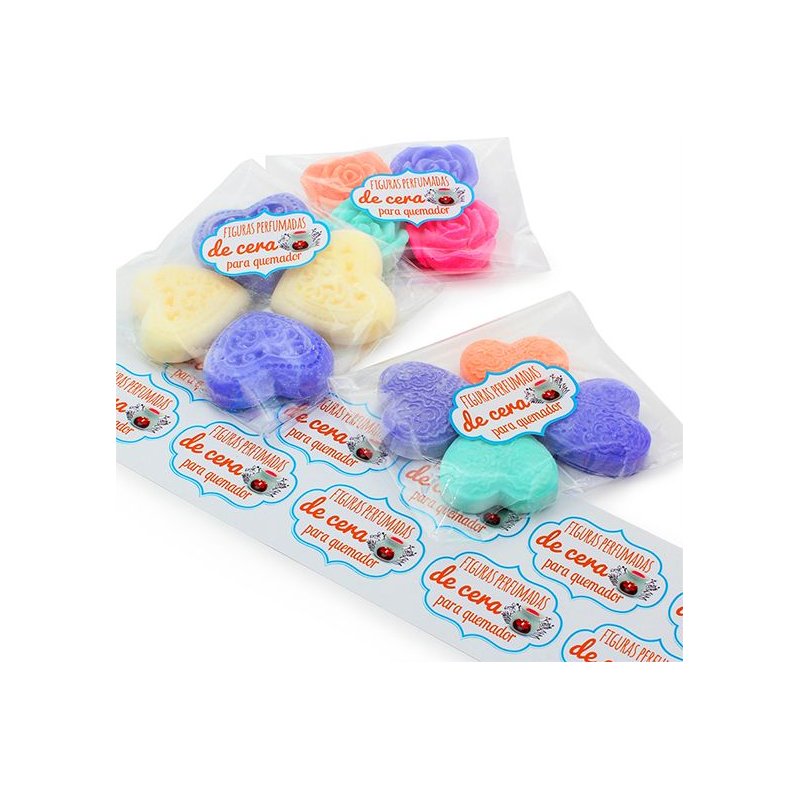 En Gran Velada puedes comprar etiquetas para packaging como este modelo para cera aromatica. Amplio catalogo. Servicio de person