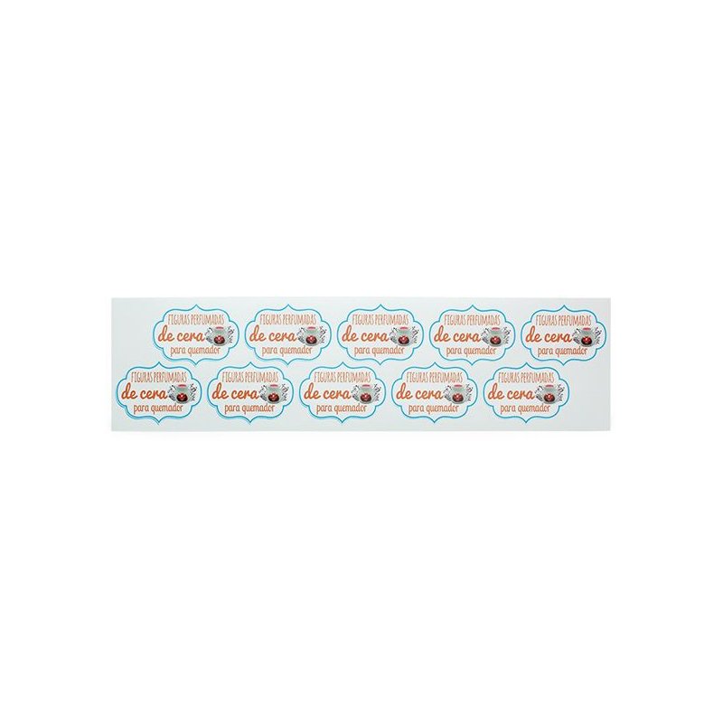 En Gran Velada puedes comprar etiquetas para packaging como este modelo para cera aromatica. Amplio catalogo. Servicio de person