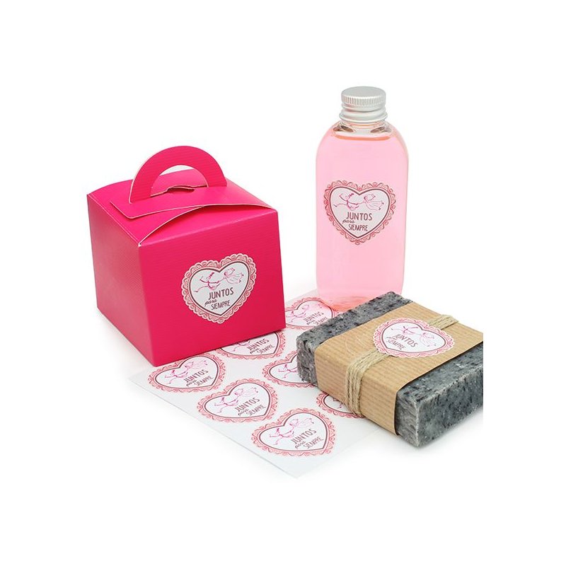 En Gran Velada puedes comprar pegatinas para detalles, como este modelo juntos para siempre. Amplio catalogo. Servicio de person