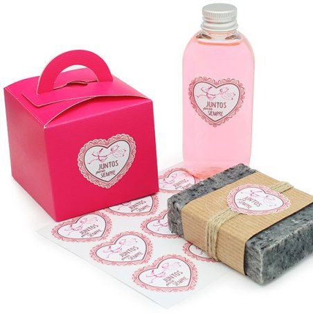En Gran Velada puedes comprar pegatinas para detalles, como este modelo juntos para siempre. Amplio catalogo. Servicio de person