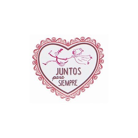 En Gran Velada puedes comprar pegatinas para detalles, como este modelo juntos para siempre. Amplio catalogo. Servicio de person