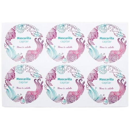 En Gran Velada puedes comprar pegatinas para cosmética, como este modelo mima tu cabello. Amplio catalogo. Servicio de personali