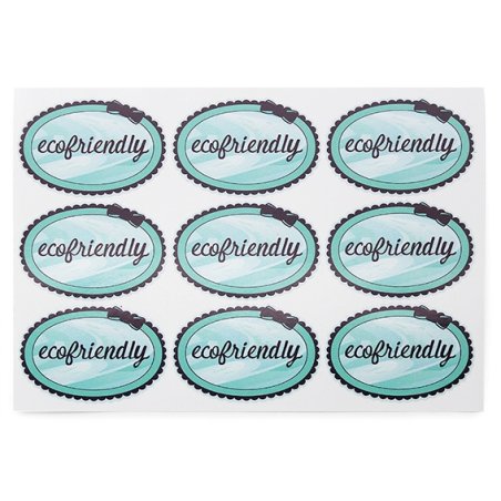En Gran Velada puedes comprar pegatinas para packaging, como este modelo ecofriendly. Amplio catalogo. Servicio de personalizaci