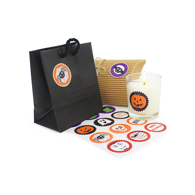 En Gran Velada puedes comprar pegatinas para packaging, como este mix de Halloween. Amplio catálogo. Servicio de personalización