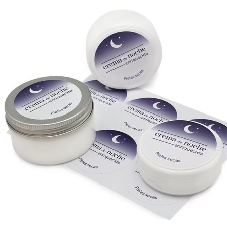 En Gran Velada puedes comprar pegatinas para cosmeticas, como estas crema de noche. Amplio catálogo. Servicio de personalización