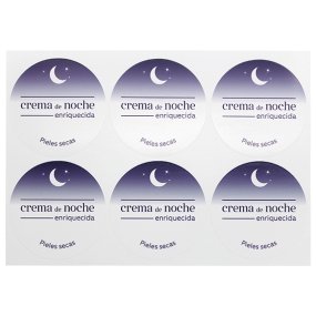 Pegatinas crema de noche