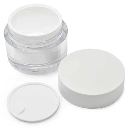 Bote para cremas SPA, tarro transparente. Venta online de envases para cosmética. Tienda online al por mayor y menor. Entrega in