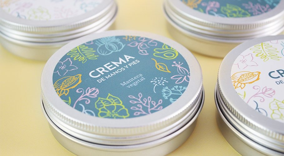 Pegatinas para cremas