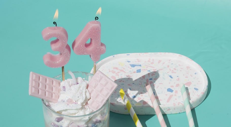 Moldes para velas numeros