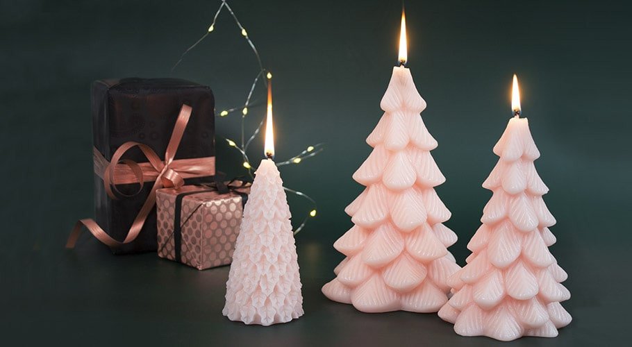 Moldes para fazer velas natal