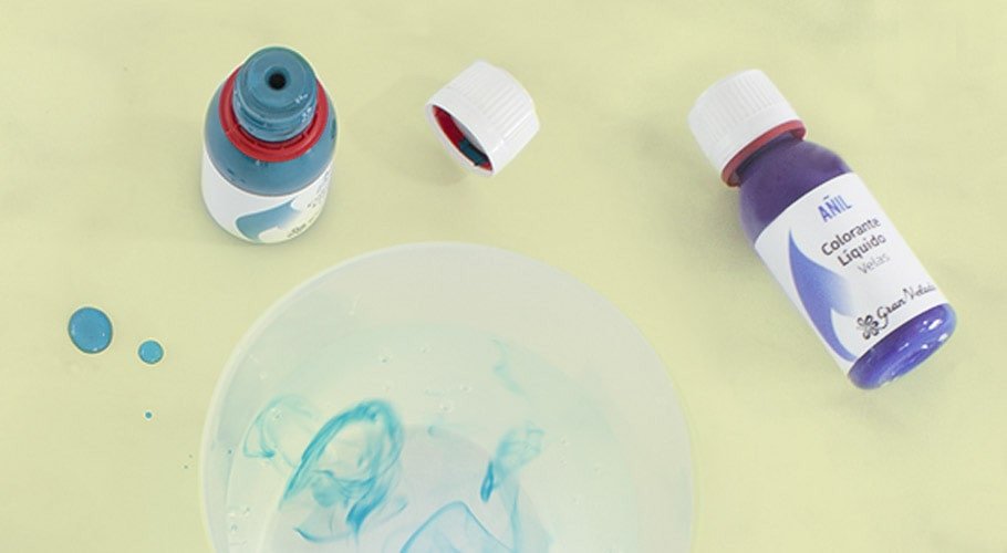 Colorantes para hacer velas de gel