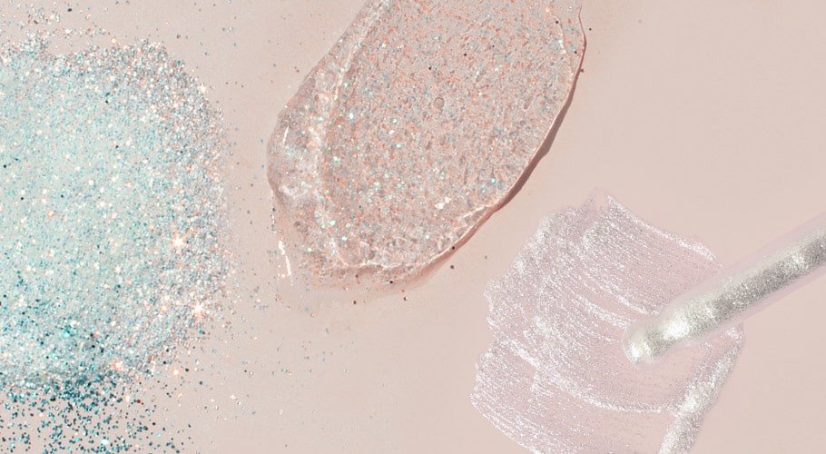 Purpurinas, nacarantes y micas para champú y gel