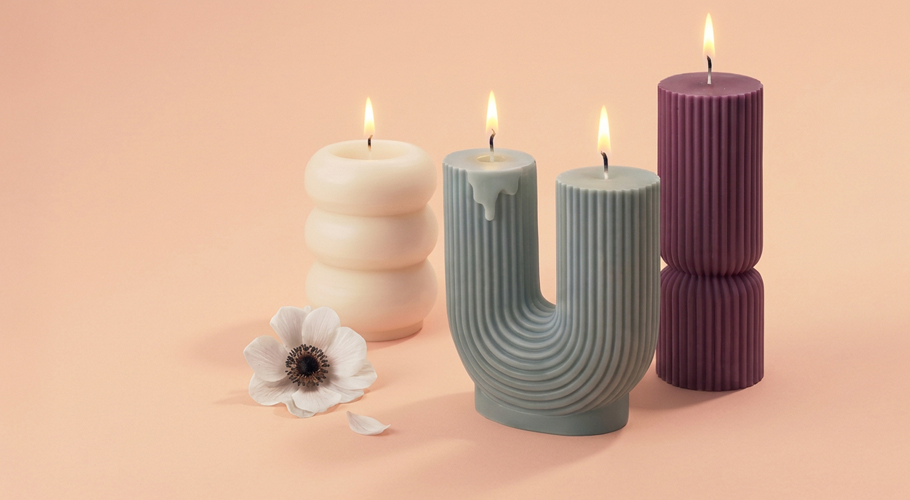 Moldes Velas Geométricas