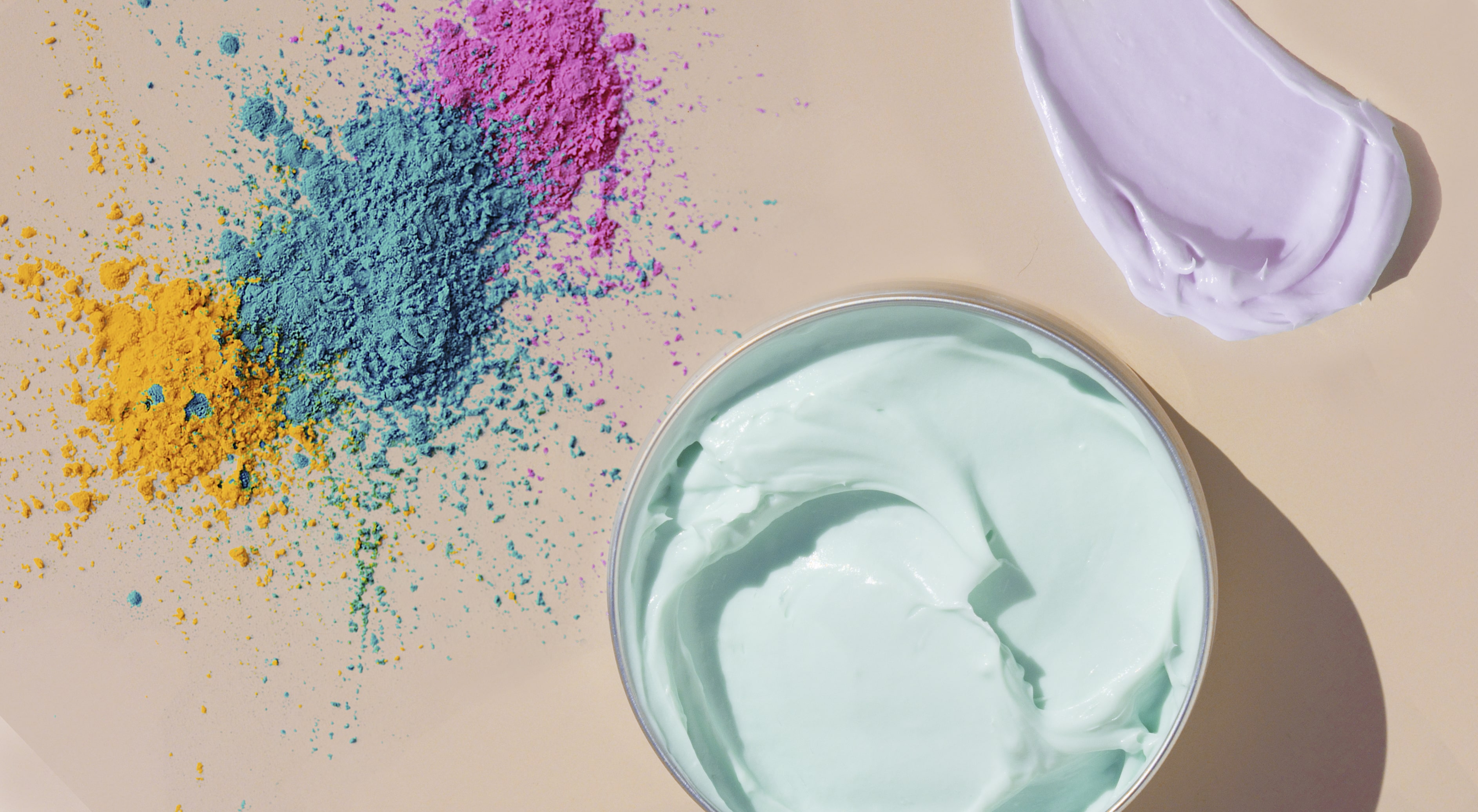 Colorantes en polvo para cremas