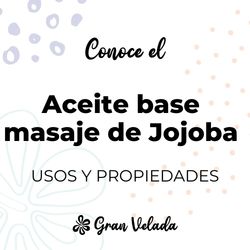 Base para aceite de masaje de jojoba