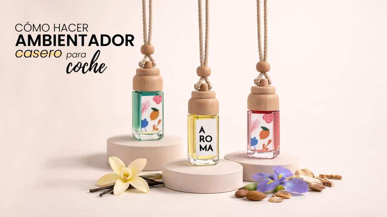 Botellita ambientador de coche