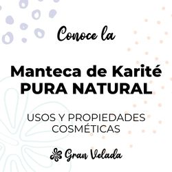 Manteca de karite pura natural