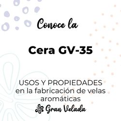 Cera para velas en vaso GV-35