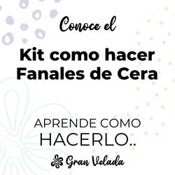 Kit como hacer fanales redondos. Materiales e instrucciones