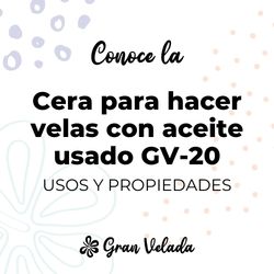 Cera para hacer velas con aceite usado