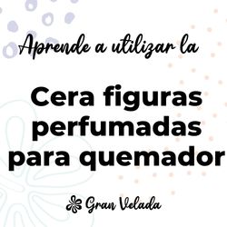 Cera figuras perfumadas para quemador