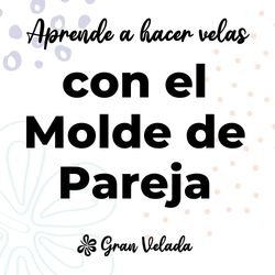 Molde pareja para velas