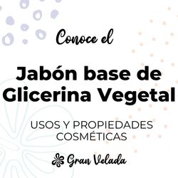 Jabon base de glicerina vegetal por mayor