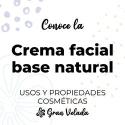 Crema base facial natural