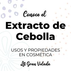 Extracto de cebolla