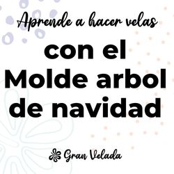 Molde arbol de navidad muy grande