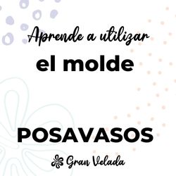 Molde posavasos redondo