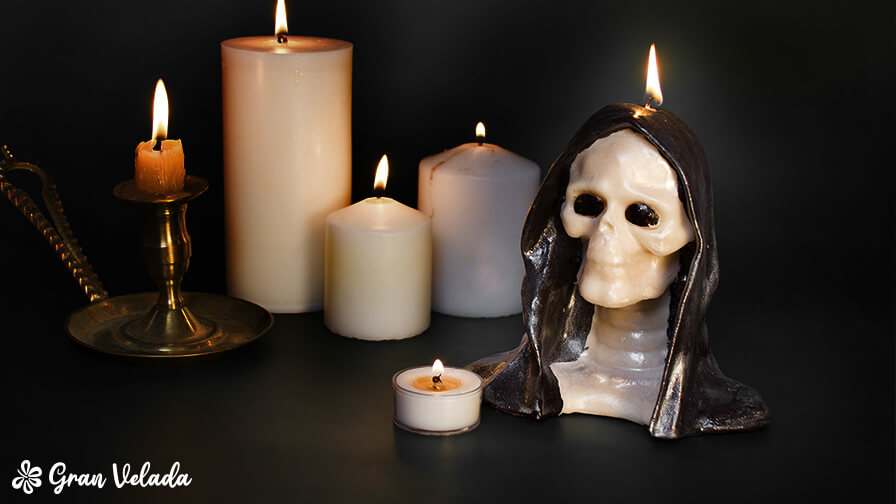Molde velas de la muerte